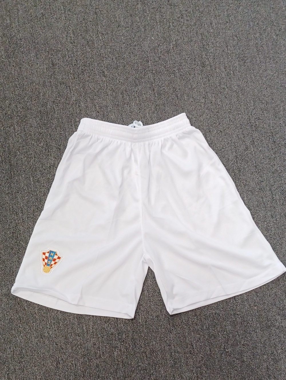 Men's White Athletic Shorts 1 Pc. Unisex Adults